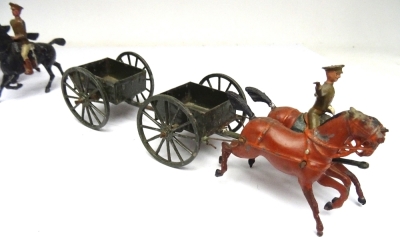 Britains set 1331, General Service Limbered Wagon in service dress - 3
