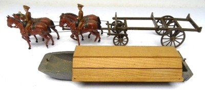 Britains set 1254, Royal Engineers Pontoon Section, service dress - 2
