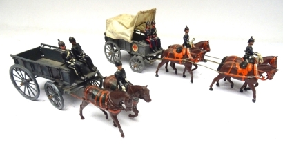 Britains set 145 Royal Army Medical Corps four horse Ambulance Wagon