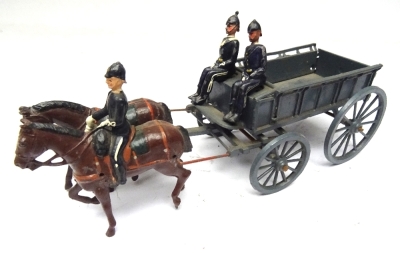Britains set 145 Royal Army Medical Corps four horse Ambulance Wagon - 2