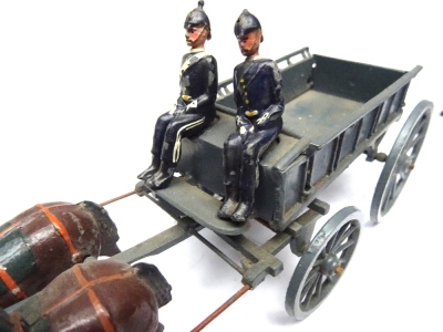 Britains set 145 Royal Army Medical Corps four horse Ambulance Wagon - 7