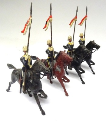 Britains from set 81, 17th Lancers in 'Ulundi' foreign service order - 4