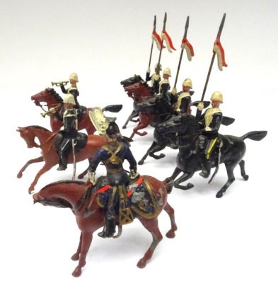 Britains from set 81, 17th Lancers in 'Ulundi' foreign service order - 5