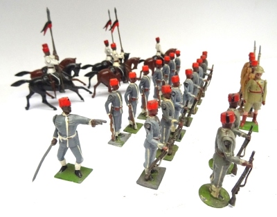 Egyptian Troops: Set 117, two FIRST VERSION oval bases - 3