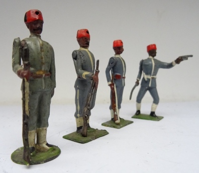 Egyptian Troops: Set 117, two FIRST VERSION oval bases - 4