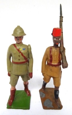 Egyptian Troops: Set 117, two FIRST VERSION oval bases - 5