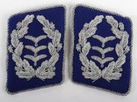 Pair of Luftwaffe Medical Oberst’s Tunic Collar Tabs