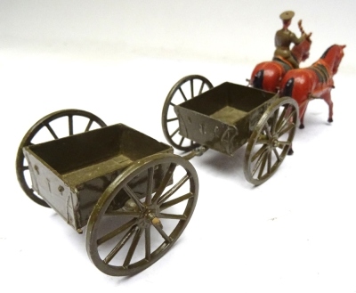 Britains set 1331, General Service Limbered Wagon - 4