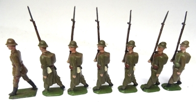 Britains set 1379, Belgian Cavalry active service order - 4