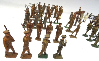 British hollowcast World War Infantry in peak caps - 2