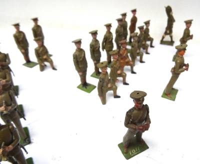 Britains British Infantry in khaki and peak caps - 5