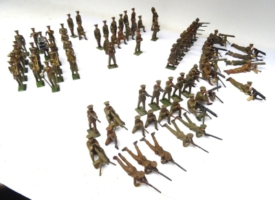 Britains British Infantry in khaki and peak caps - 7