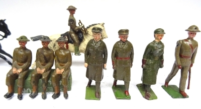Britains from set 1834 RARE Officer of the Scots Guards in steel helmet - 8