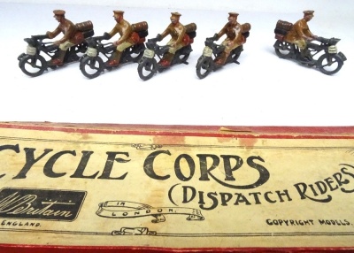 Britains set 200, Motor Cycle Corps Dispatch Riders - 2