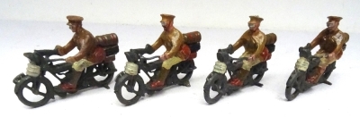Britains set 200, Motor Cycle Corps Dispatch Riders - 3