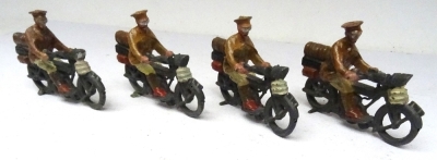 Britains set 200, Motor Cycle Corps Dispatch Riders - 4