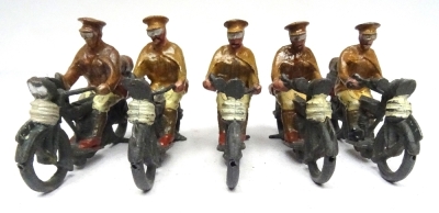 Britains set 200, Motor Cycle Corps Dispatch Riders - 6