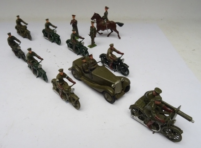 Britains set 1793, Motor Cycle Machine Gun Corps