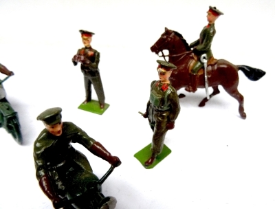Britains set 1793, Motor Cycle Machine Gun Corps - 3