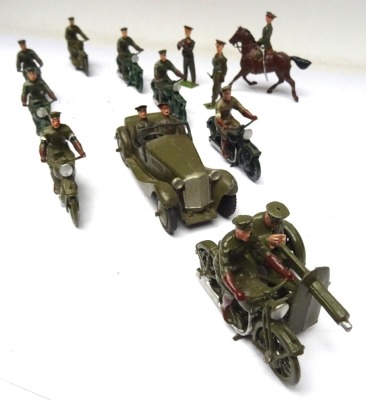 Britains set 1793, Motor Cycle Machine Gun Corps - 6