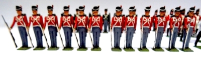 Britains set 2152, Waterloo Gunners with Gun - 9