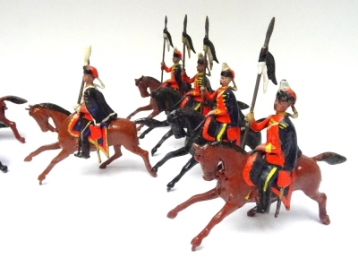 Britains, two sets 153, Prussian Hussars - 6