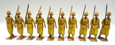 Britains set 1436, Italian Infantry in Colonial Service dress - 2