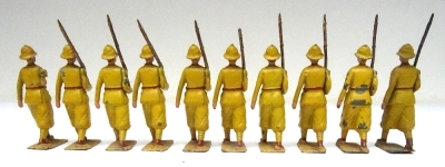 Britains set 1436, Italian Infantry in Colonial Service dress - 4