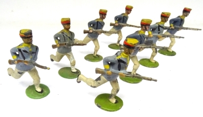 Britains set 134, Japanese Infantry charging - 2