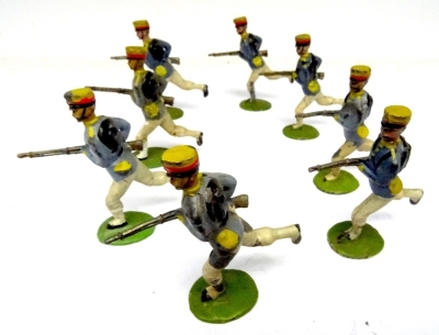 Britains set 134, Japanese Infantry charging - 3
