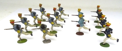 Britains set 134, Japanese Infantry charging - 2