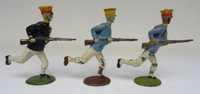 Britains set 134, Japanese Infantry charging - 4