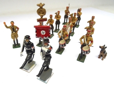 New Toy Soldier Charles Hall SA Band with Fasces bearer - 3