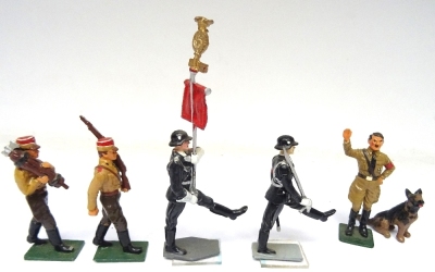 New Toy Soldier Charles Hall SA Band with Fasces bearer - 5