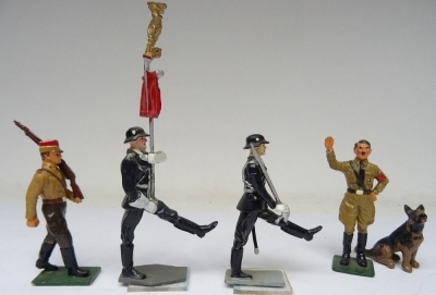 New Toy Soldier Charles Hall SA Band with Fasces bearer - 6