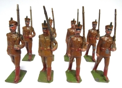 Britains set 222, Uruguayan Infantry - 3