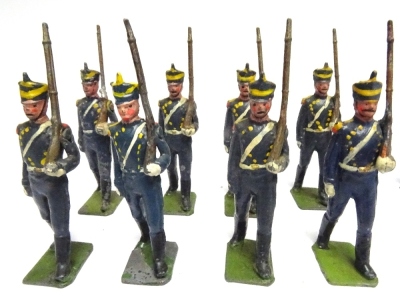 Britains set 222, Uruguayan Infantry - 4