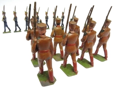 Britains set 222, Uruguayan Infantry - 7