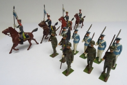 Britains South American troops