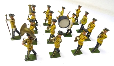Britains US Army, Musicians in yellow jackets from set 2110 - 4