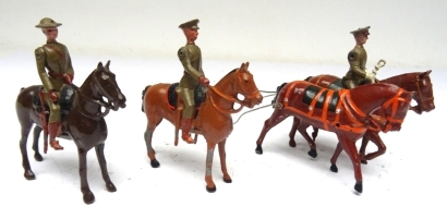 Britains: a pair of US Army Team Horses