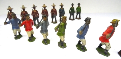 Britains from set 186, five Mexican Rurales - 4