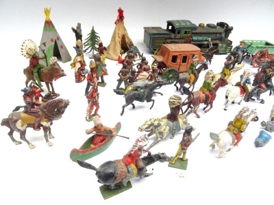 Cowboys and Indians, various makers and sizes - 3