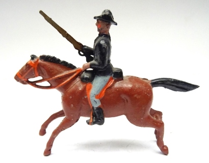 Britains Special Paint US Cavalry in blue uniform