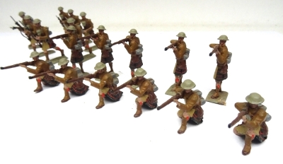 Unknown similar to Authenticast WWI Highlanders in steel helmets - 5