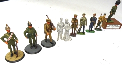 Models, three 110mm size - 2