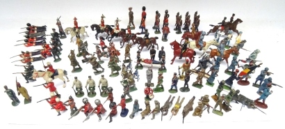 British and French early and interesting hollowcast Toy Soldiers