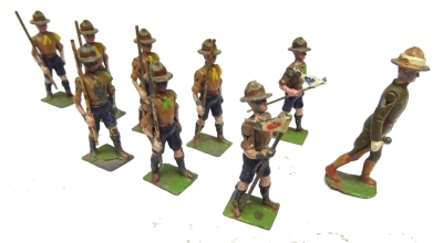 Britains set 161, Boy Scouts - 2