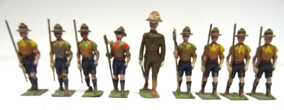Britains set 161, Boy Scouts - 4