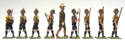 Britains set 161, Boy Scouts - 6